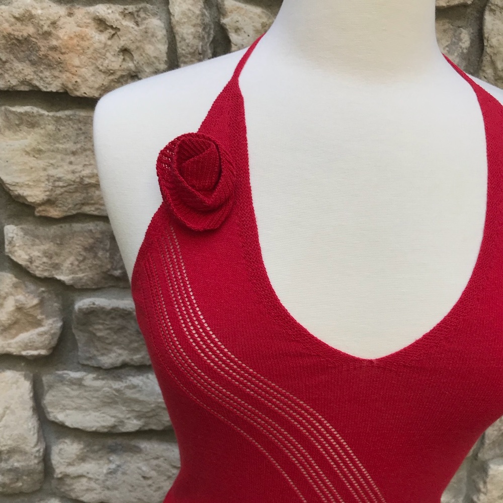 NWOT VS Knit Halter Top Toile Skirt Set - Picture 5 of 7